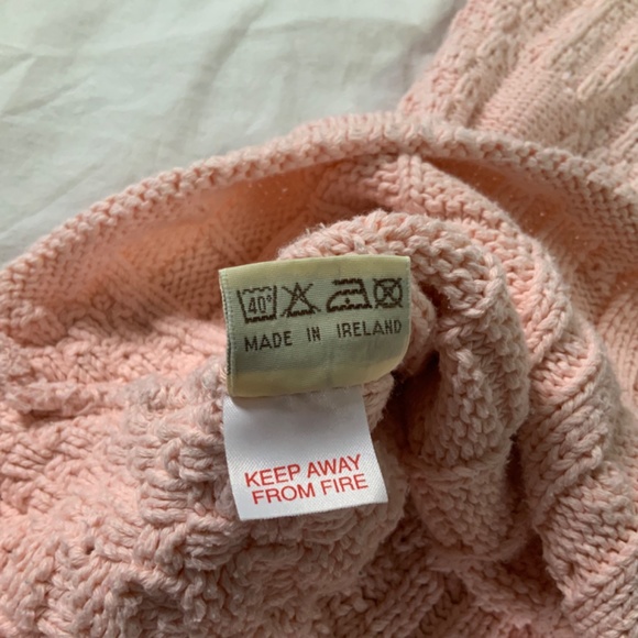 Cotton Irish Cable Knit Sweater by Carraig Donn Women’s size small - Picture 9 of 11